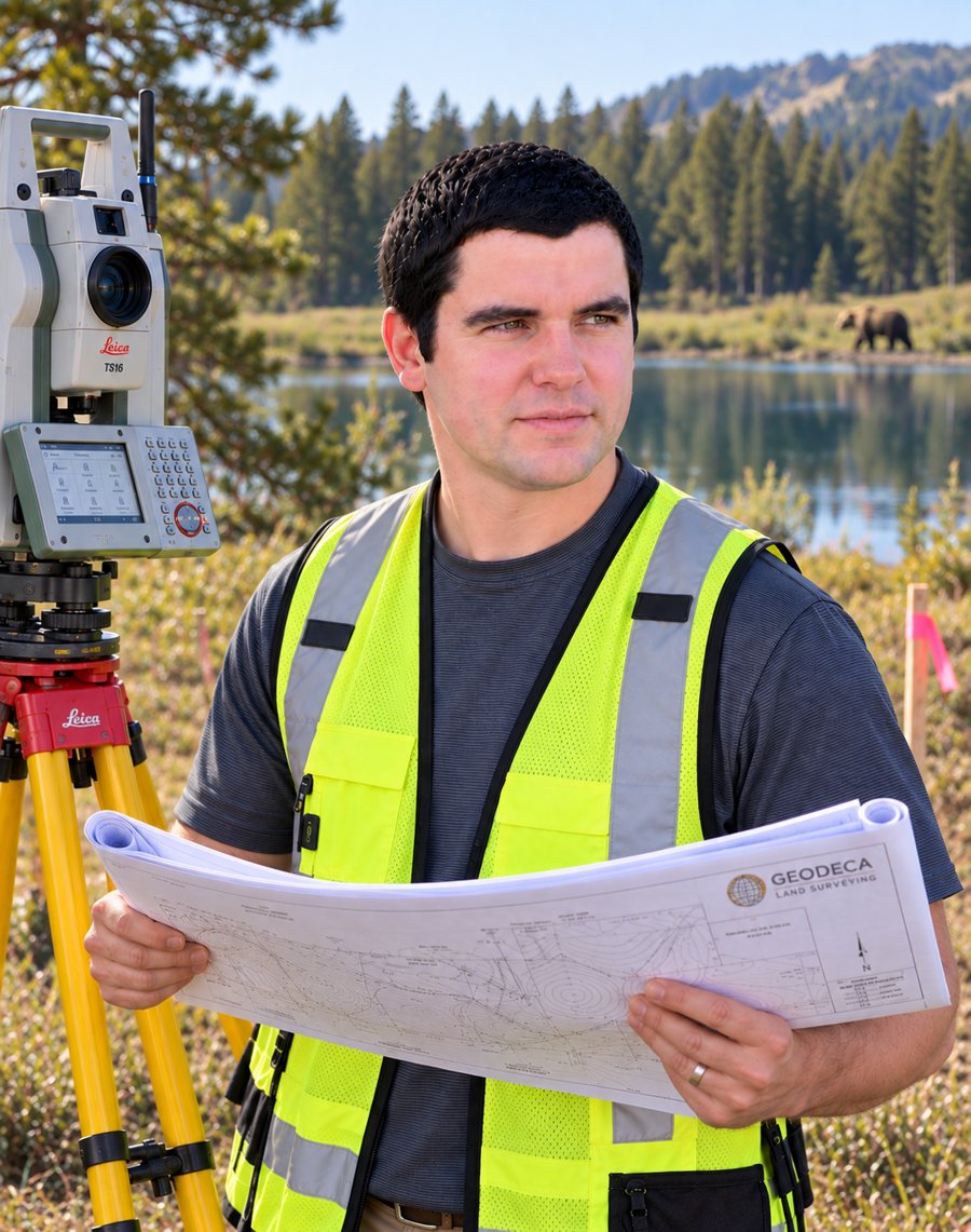 Mark Lyons in the field